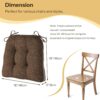 Non Slip Chair Cushions for Dining Chairs Set of 4 Kitchen C...