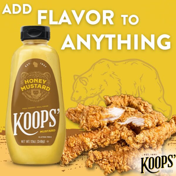 Koops' Honey Mustard – Gourmet Mustard, Gluten-Free, Kosher,...