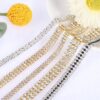 uxcell 1 Yard 2 Rows 3mm Rhinestone Chain, 6mm Bling Crystal...