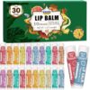 AZEN 30 Pack Lip Balm, Natural Lip Balm Bulk, Lip Care Produ...