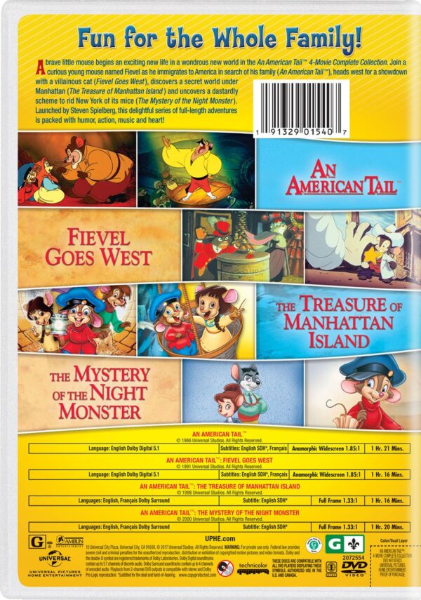 An American Tail: 4-Movie Complete Collection [DVD]