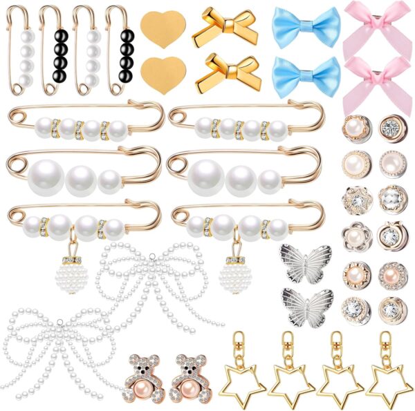 Zeyune 40 Pcs Charms for Socks Set Shoe Charms Socks Safety ...