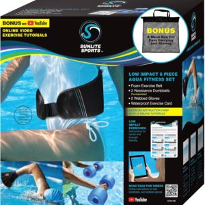 Sunlite Sports Water Workout Combo Set, High Density Water W...