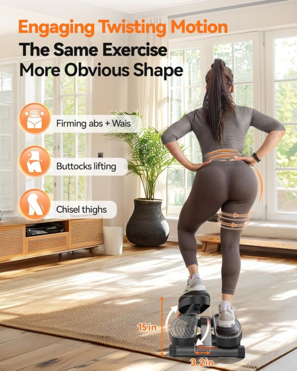 Niceday Twist Stepper for Exercise at Home, Mini Stair Stepp...