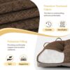 Non Slip Chair Cushions for Dining Chairs Set of 4 Kitchen C...