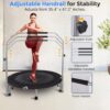 SereneLife 36/40" Foldable Mini Trampoline - Compact Fitness...