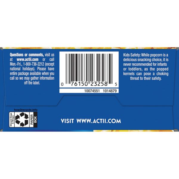 ACT II Butter Lovers Microwave Popcorn, 3-Count 2.75-oz. Bag...