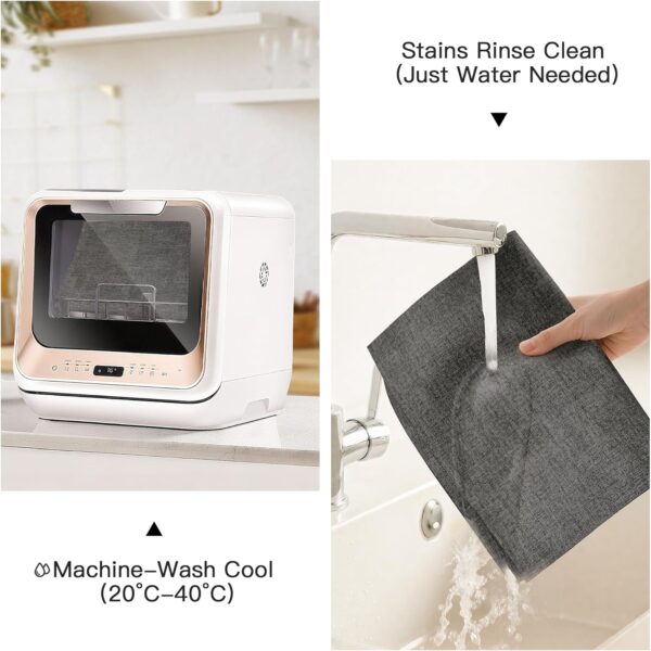 DOLOPL Placemats Set of 6 – Elegant Double Side Washable Pla...