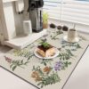 LOKHOM Dish Drying Mat for Kitchen Counter, 18"x24" Absorben...