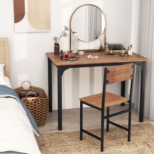 Giantex Dining Table Set for 4, 43" Kitchen Table and Chairs...