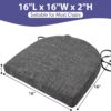 Chair Cushions for Dining Chairs with Ties and Removable Cov...