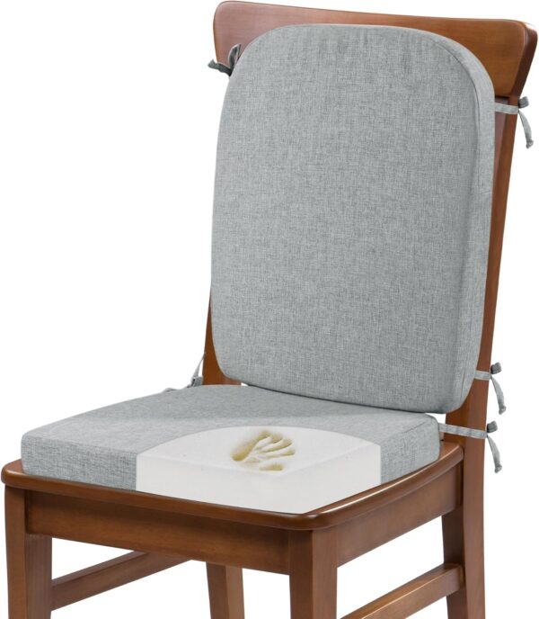 HOMBYS Kitchen Chair Back Cushion & Seat Cushion, Dining Roo...