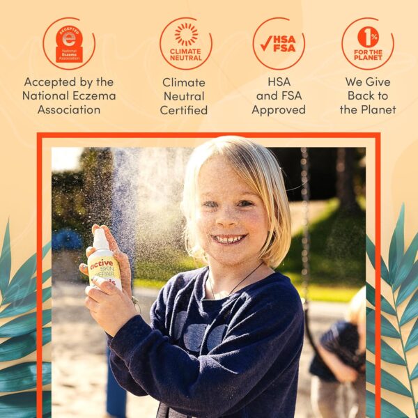 Active Skin Repair Kids First Aid Spray - Non-Toxic & Natura...
