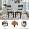 Signature Design by Ashley Wildenauer Rustic Armless Dining ...