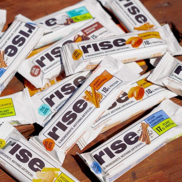 Rise Whey Protein Bars - Honey Cinnamon | Breakfast Bar & Pr...