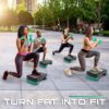 Yes4All 18.9" Aerobic Exercise Step Platform with 2 Risers, ...
