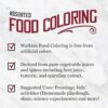 Watkins Assorted Food Coloring, 1 Each Red, Yellow, Green, B...