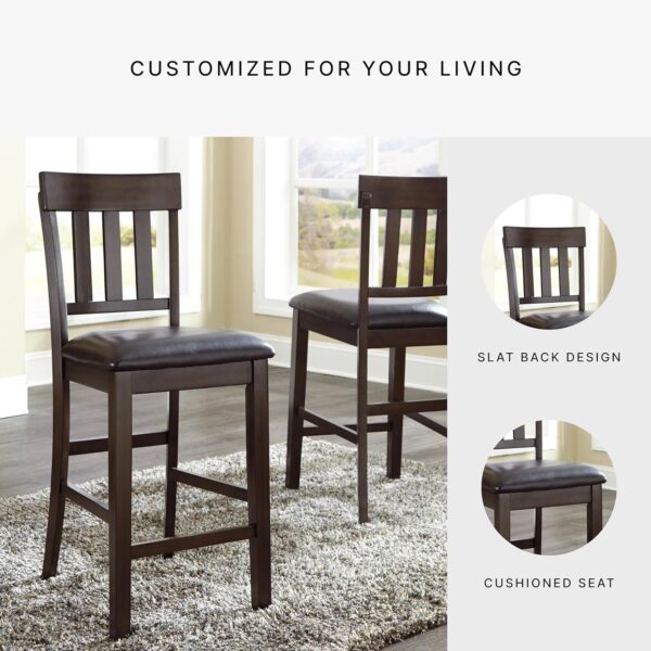 Signature Design by Ashley Haddigan 24" Counter Height Uphol...