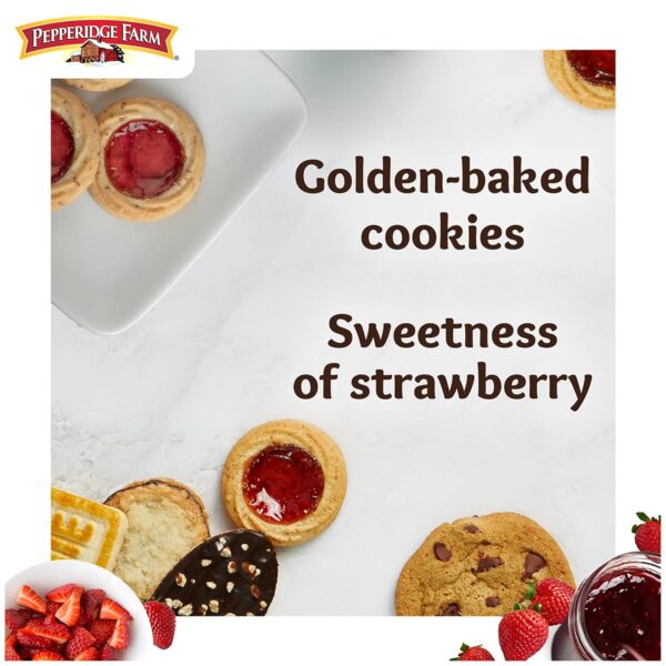 Pepperidge Farm Verona Strawberry Thumbprint Cookies, 6.75 O...