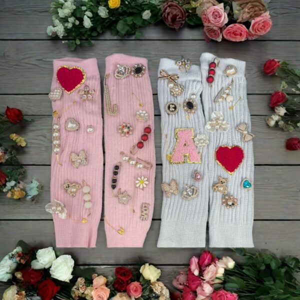 Charms for Socks Safety Pin Brooch,55pcs Junk Sock Charms Pi...
