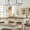 Signature Design by Ashley Bolanburg Farmhouse Dining Table ...