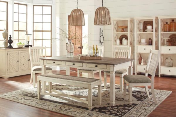 Signature Design by Ashley Bolanburg Farmhouse Dining Table ...