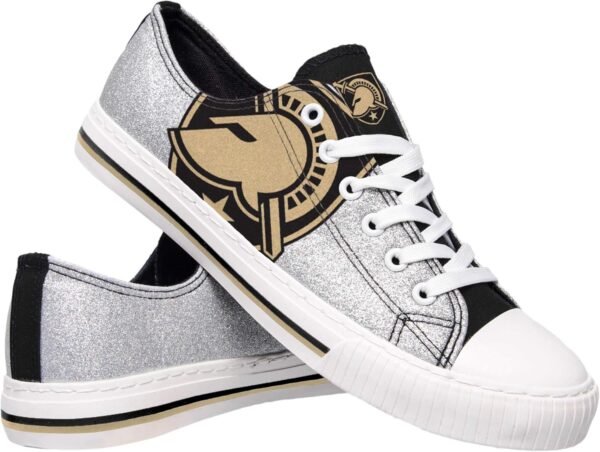 FOCO womens Ncaa College Team Logo Fashion Low Top Canvas Sn...
