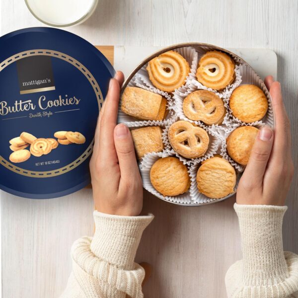 Mattigan's Butter Cookies Traditional Danish Style Cookie As...