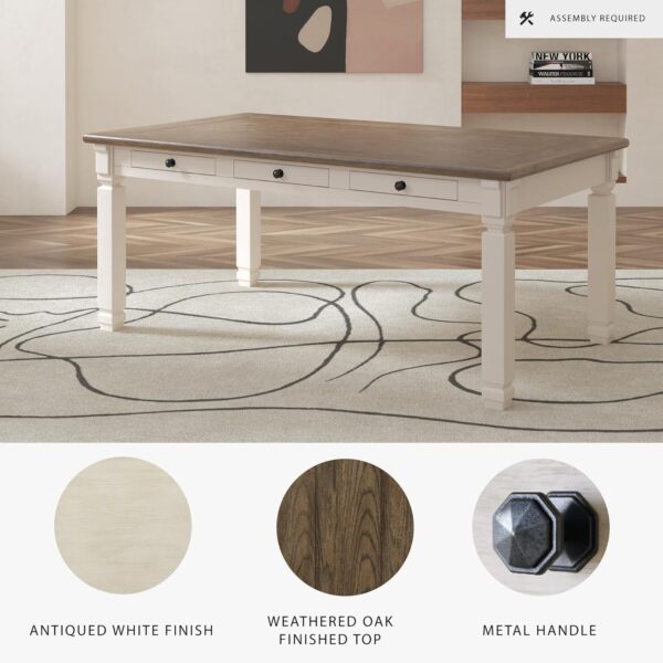 Signature Design by Ashley Bolanburg Farmhouse Dining Table ...