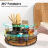 Lazy Susan Turntable Organizer for Cabinet Pantry Kitchen Co...