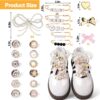 Mity Rain 30PCS Charms for Sneakers - Lace Charms Contain Bo...