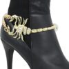 TFJ Women Boot Bracelet Western Fashion Jewelry Gold Metal C...