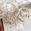 13 Pcs Pearls Lace Bow Shoe Charms Set, Shoe Jewelry for Sne...