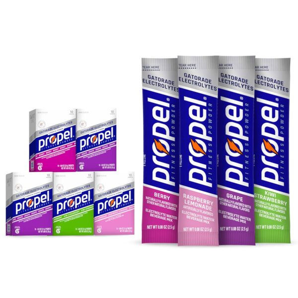 Propel Electrolyte Enhanced Water Drink Mix Powder Packets, ...