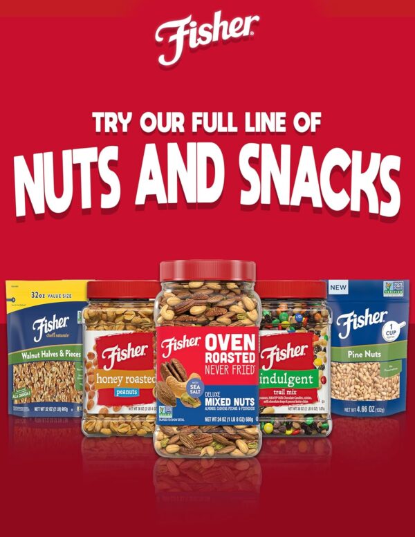 Fisher Oven Roasted Never Fried Mixed Nuts with Peanuts, 24 ...