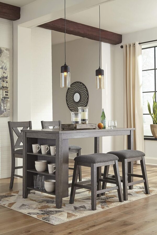 Signature Design by Ashley Caitbrook Rustic Counter Height D...