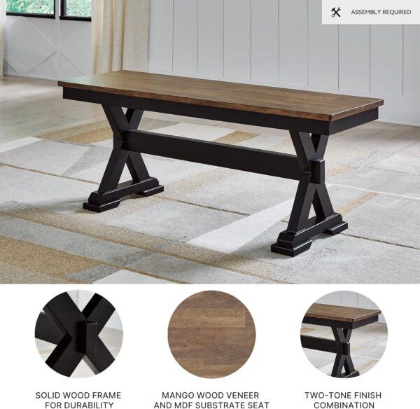 Signature Design by Ashley Wildenauer Farmhouse 50" Dining B...