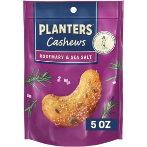 PLANTERS Cashews Rosemary & Sea Salt - Trail Mix Snack Packs...