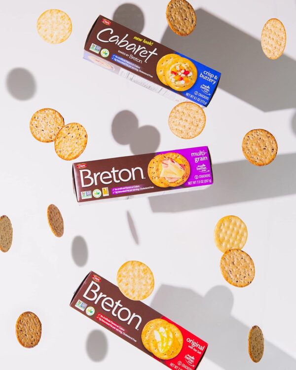 Breton Multigrain Crackers, 7.3 Ounce (Pack of 3)