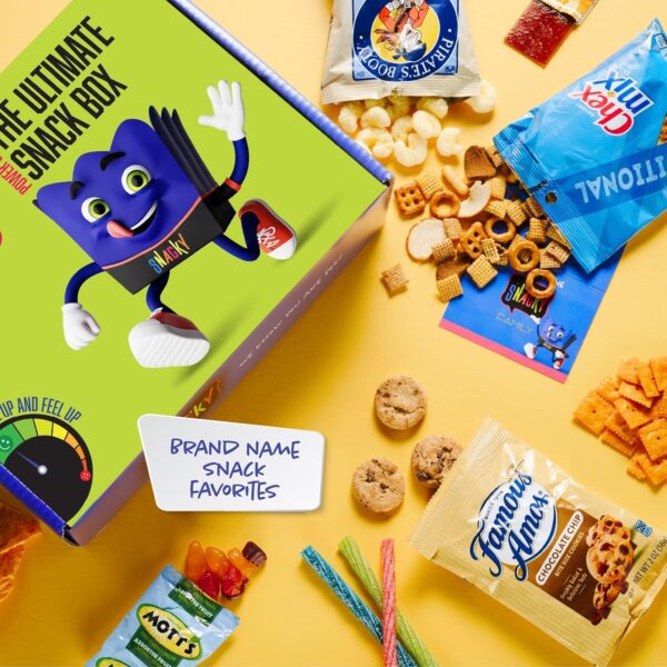 I AM Snacky - Snack Box Care Package + Greeting Card - SNACK...