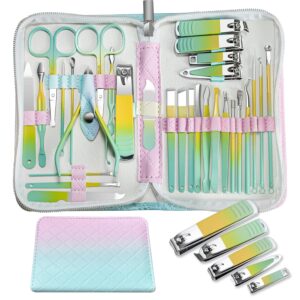 Manicure Set Women Personal Nail Care Kit, 30 in 1 Professio...