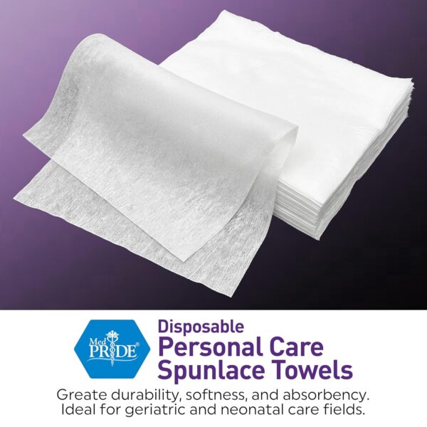 MED PRIDE Disposable Dry Wipes for Adults, Soft & Absorbent ...