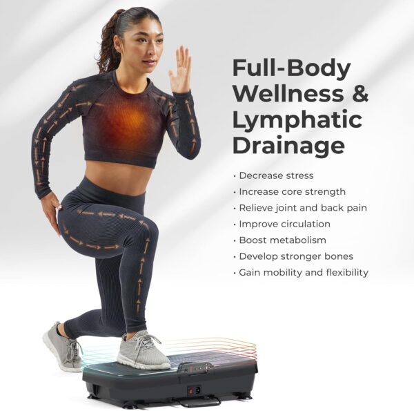Sunny Health & Fitness Vibration Plate Exercise Machine, Ful...