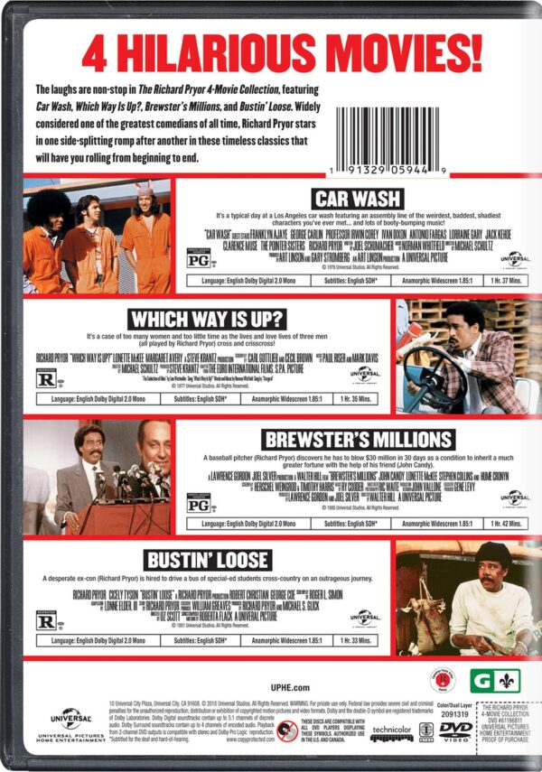 The Richard Pryor 4-Movie Collection [DVD]