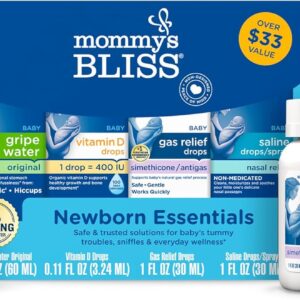 Mommy's Bliss Newborn Essentials Gift Set, Includes Gripe Wa...