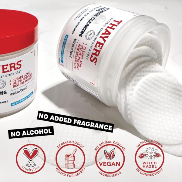 Thayers Blemish Clearing Acne Pads, Salicylic Acid Acne Trea...