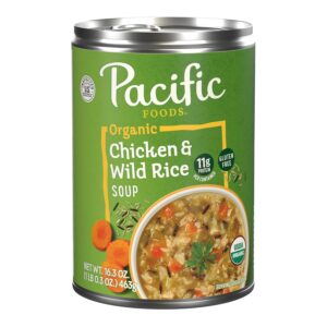 Pacific Foods Organic Chicken and Wild Rice Soup, 16.3 oz Ca...