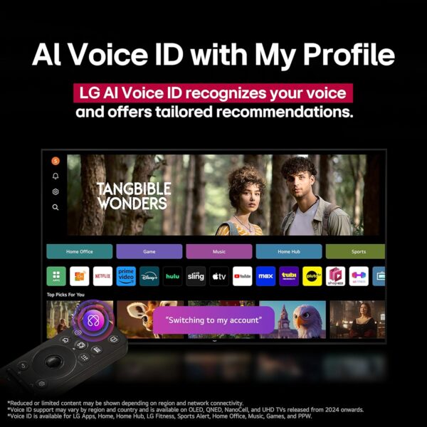 LG 65-Inch Class OLED evo AI 4K C5 Series Smart TV w/Dolby A...