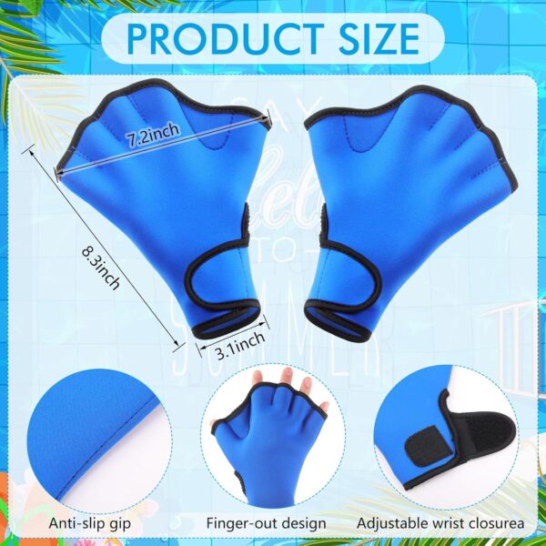 Water Aerobics Set for Aquatic Exercise 1 Pair Swimming Glov...