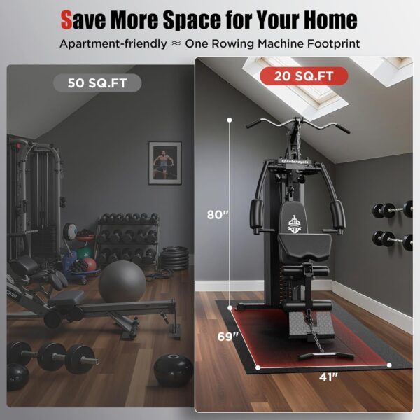 Sportsroyals Home Gym, Multifunctional Home Gym Equipment, W...